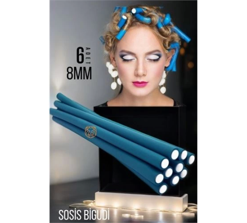 BX 8 mm Sosis Latex Bigudi 6 lı Paket BX 8 mm Sosis Latex Bigudi 6 lı Paket