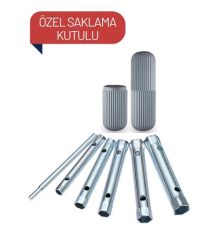 BX 8mm-17mm Kovan Tork Anahtar Kutulu Set