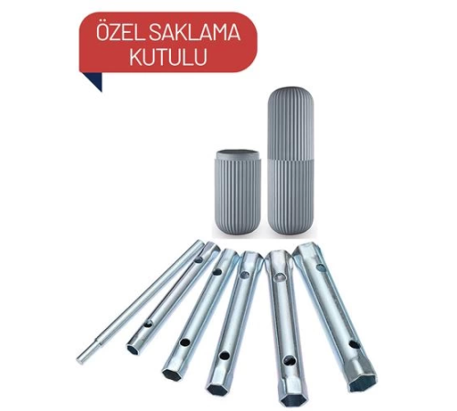 BX 8mm-17mm Kovan Tork Anahtar Kutulu Set