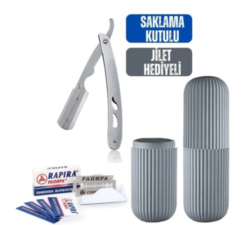 BX Absolute Çelik Ustura Jilet Kutulu Set