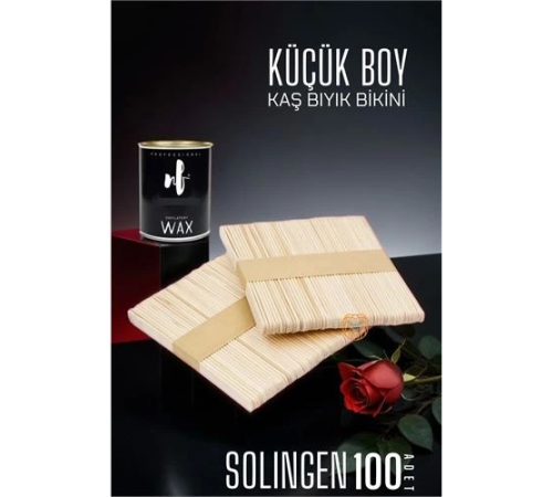 BX Ağda Spatulası Solingen Küçük Boy 100 ADET