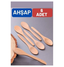 BX Ahşap Baharat Kaşığı Barnhard Design 6 ADET