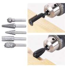 BX Ahşap Oyma Törpü Seti Tungsten