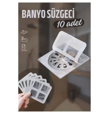 BX Banyo Gider Süzgeci 10 ADET