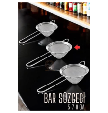 BX Bar Süzgeci Bar Strainer 3 Boy Set 5 7 8 cm