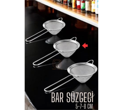 BX Bar Süzgeci Bar Strainer 3 Boy Set 5 7 8 cm