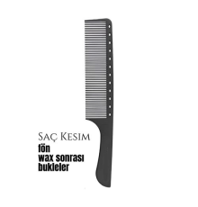 BX Berber Kuaför Saç Kesim Bukleli Saç Fön Wax Sonrası Tarak