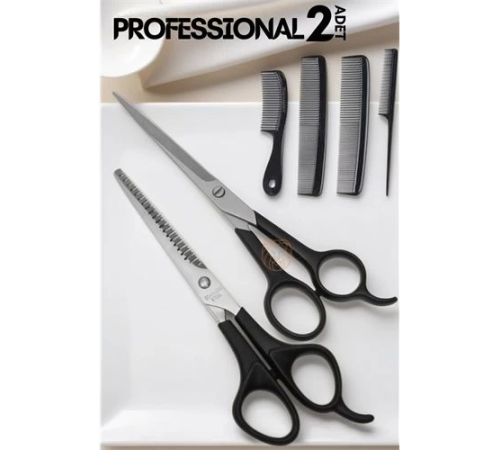 BX Berber Makas Ara Makas Seti Profesyonel 6.5 inç Çelik BX Berber Makas Ara Makas Seti Profesyonel 6.5 inç Çelik