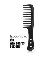 BX Bukleli Saç Fön Wax Sonrası Tarak Karbon Nano Absolute Professional