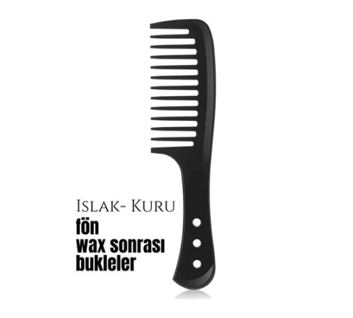 BX Bukleli Saç Fön Wax Sonrası Tarak Karbon Nano Absolute Professional