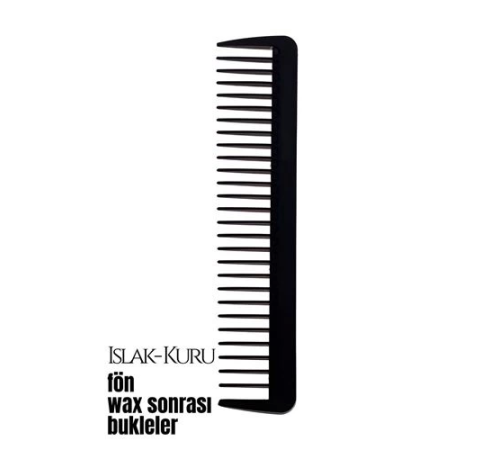 BX Bukleli Saç Fön Wax Sonrası Tarak Karbon Nano Absolute Professional BX Bukleli Saç Fön Wax Sonrası Tarak Karbon Nano Absolute Professional