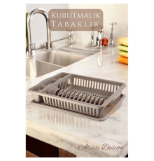BX Bulaşık Durulama Sepeti Tabaklık Bulaşık Kurutmalık KAHVE Alessi