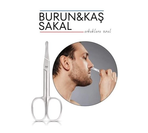 BX Burun Makası Güvenli Uçlu Solingen Profesyonel BX Burun Makası Güvenli Uçlu Solingen Profesyonel
