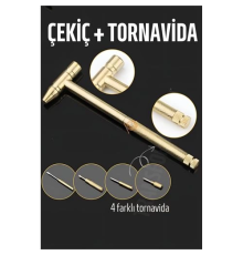BX Çekiç ve 4 Farklı Tornavida Multi Set