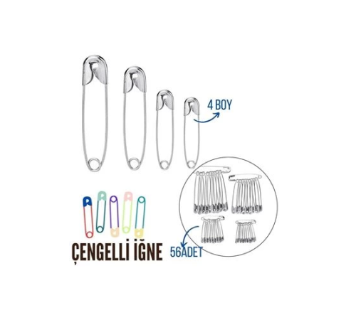 BX Çengelli İğne 4 Boy 56 Adet BX Çengelli İğne 4 Boy 56 Adet