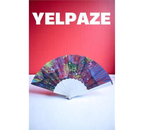 BX Desenli Yelpaze – Renkli ve Şık Figürlü Tasarım