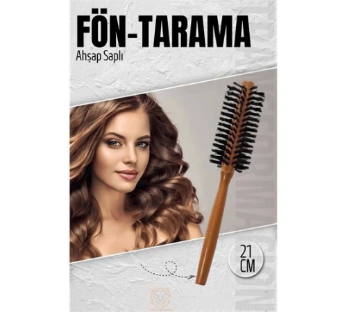 BX Fön Fırçası Ahşap Saplı Fön Ve Tarama Fırçası BX Fön Fırçası Ahşap Saplı Fön Ve Tarama Fırçası