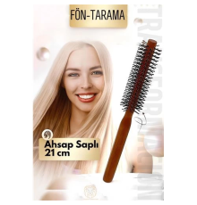 BX Fön Fırçası Ahşap Saplı Tarama Fırçası