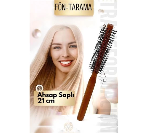 BX Fön Fırçası Ahşap Saplı Tarama Fırçası BX Fön Fırçası Ahşap Saplı Tarama Fırçası