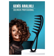 BX Geniş Dişli Stil Tarağı Karbon Solingen Professional