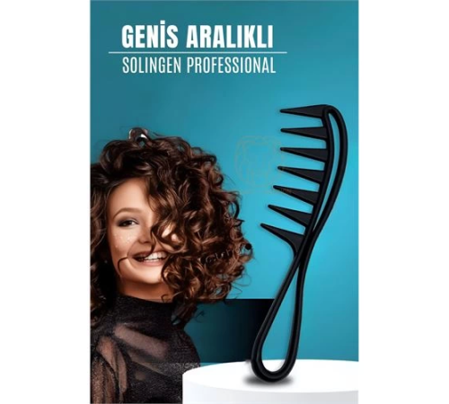 BX Geniş Dişli Stil Tarağı Karbon Solingen Professional BX Geniş Dişli Stil Tarağı Karbon Solingen Professional