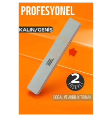BX Geniş Kalın Tırnak Törpüsü 100/180 Grid Profesyonel