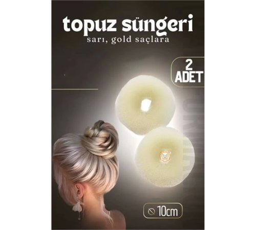 BX Gold Saç Topuz Süngeri 2 ADET 10 CM Çap 4 cm Kalınlık BX Gold Saç Topuz Süngeri 2 ADET 10 CM Çap 4 cm Kalınlık