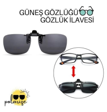 BX Güneş Gözlüğü Gözlük İlavesi Clip-On Polarize