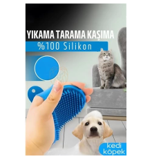 BX Hayvan Tüy Toplama Yıkama Kaşınma Silikon Fırçası