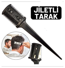 BX Jiletli Kırık Saç Sakal Düzletme İnceltme Tarağı