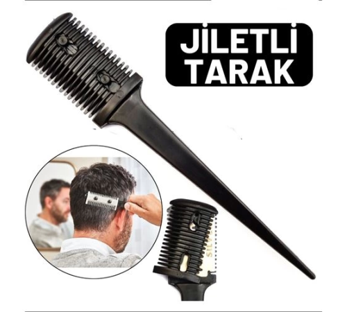 BX Jiletli Kırık Saç Sakal Düzletme İnceltme Tarağı BX Jiletli Kırık Saç Sakal Düzletme İnceltme Tarağı