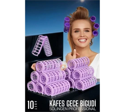 BX Kafes Gece Bigudisi 2.5 cm 10 Adet Solingen Professional BX Kafes Gece Bigudisi 2.5 cm 10 Adet Solingen Professional