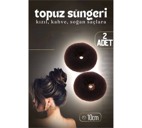 BX Kahve Saç Topuz Süngeri 2 ADET 10 CM Çap 4 cm Kalınlık BX Kahve Saç Topuz Süngeri 2 ADET 10 CM Çap 4 cm Kalınlık
