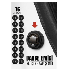BX Kapı Bagaj Kaput Ses Darbe Emici Kauçuk Conta 16 ADET