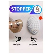 BX Kapı Stopperi Golf Topu Model Kapı Çarpma Önleyici 4 Adet