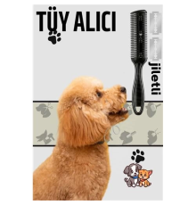 BX Kedi ve Köpek Çift Jiletli Tüy Alma Tarağı