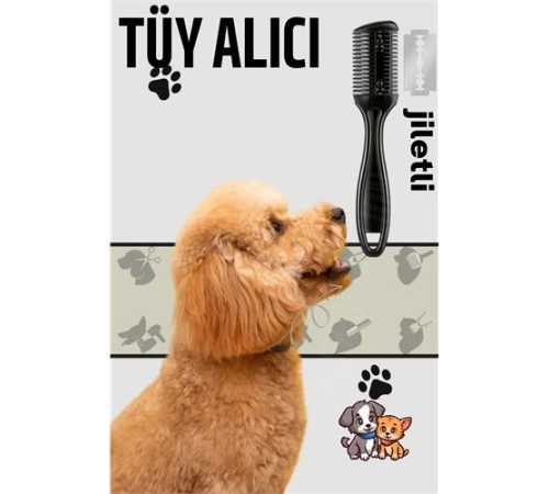BX Kedi ve Köpek Jiletli Tüy Alma Tarağı