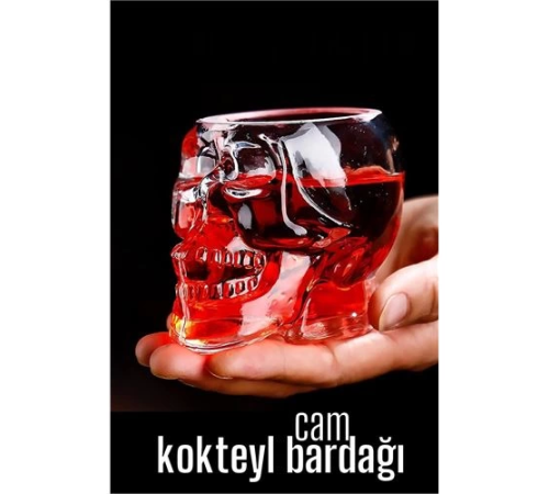 BX Kokteyl Bardağı Kurukafa Cam
