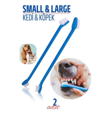 BX Köpek Ve Kedi Diş Fırçası Küçük Büyük Uçlar 2 ADET