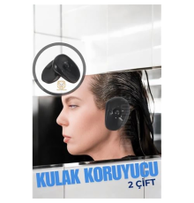 BX Kulak Koruyucu Saç Boyası Şampuan Kesim İçin 2 TAKIM