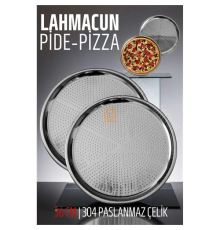 BX Lahmacun Pizza Pide Pişirme Tepsisi 36 CM 2 li SET