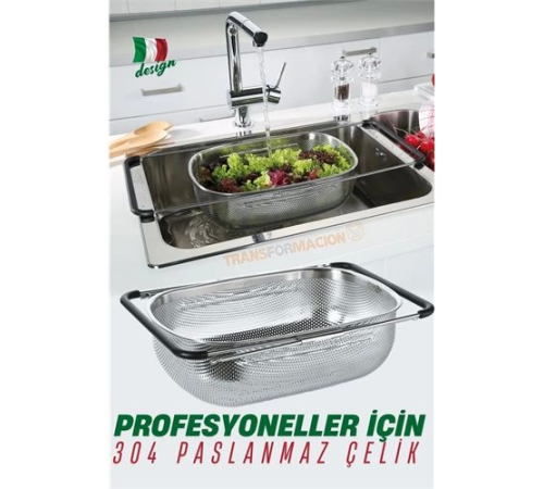BX Lavabo Süzgeci Ayarlanabilir Kevgir 304 Paslanmaz Çelik BX Lavabo Süzgeci Ayarlanabilir Kevgir 304 Paslanmaz Çelik