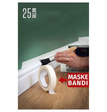 BX Maskeleme Bandı 25 Metre Çıkarılabilir Boyacı Bandı
