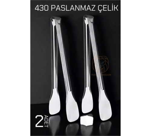 BX Mini Şeker Maşası Paslanmaz Zazzeri Classic 2 ADET