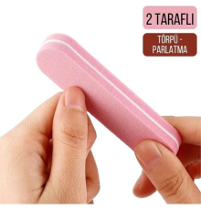 BX Mini Tırnak Törpü ve Parlatma Blok Sünger 2 Yüzey