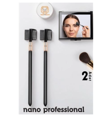 BX Nano Kaş Fırçası Kirpik Tarağı 2 ADET  Absolute Professional