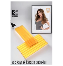 BX Nano Keratin Kaynak Çubukları 12 ADET AMBER Absolute