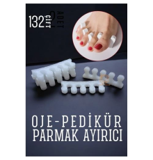 BX Oje Parmak Ayırıcı Pedikür Süngeri 132 Çift