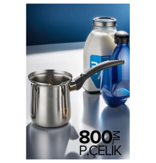 BX Paslanmaz Çelik Cezve 800 ml