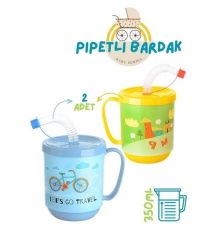 BX Pipetli Bardak 2 li Momma Design